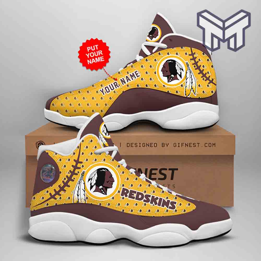 Ideafootwear Washington Redskins AJ13 Sneakers Shoes For Men And Women 2