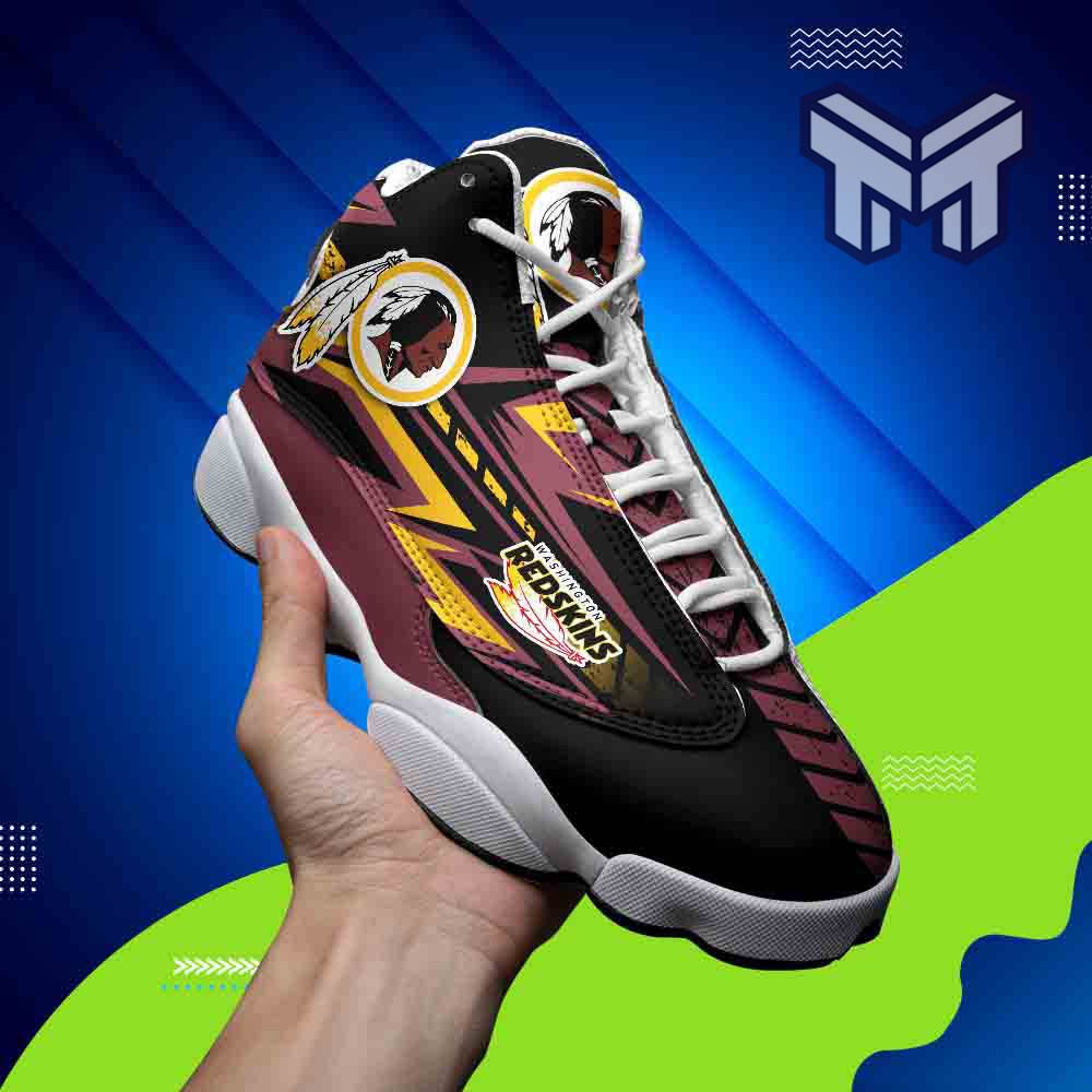 Ideafootwear Washington Redskins AJ13 Sneakers Shoes For Men And Women 8
