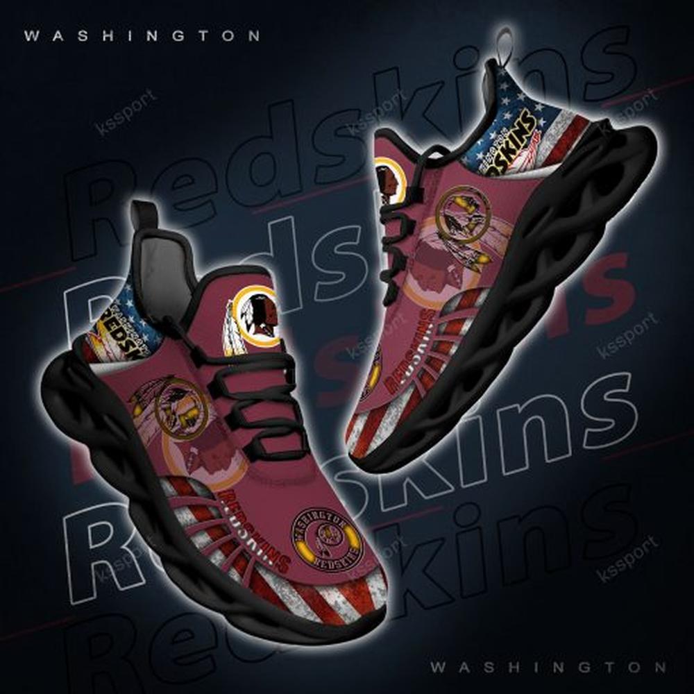 Ideafootwear Washington Redskins Max Soul Shoes Sneakers For Men And Women 8