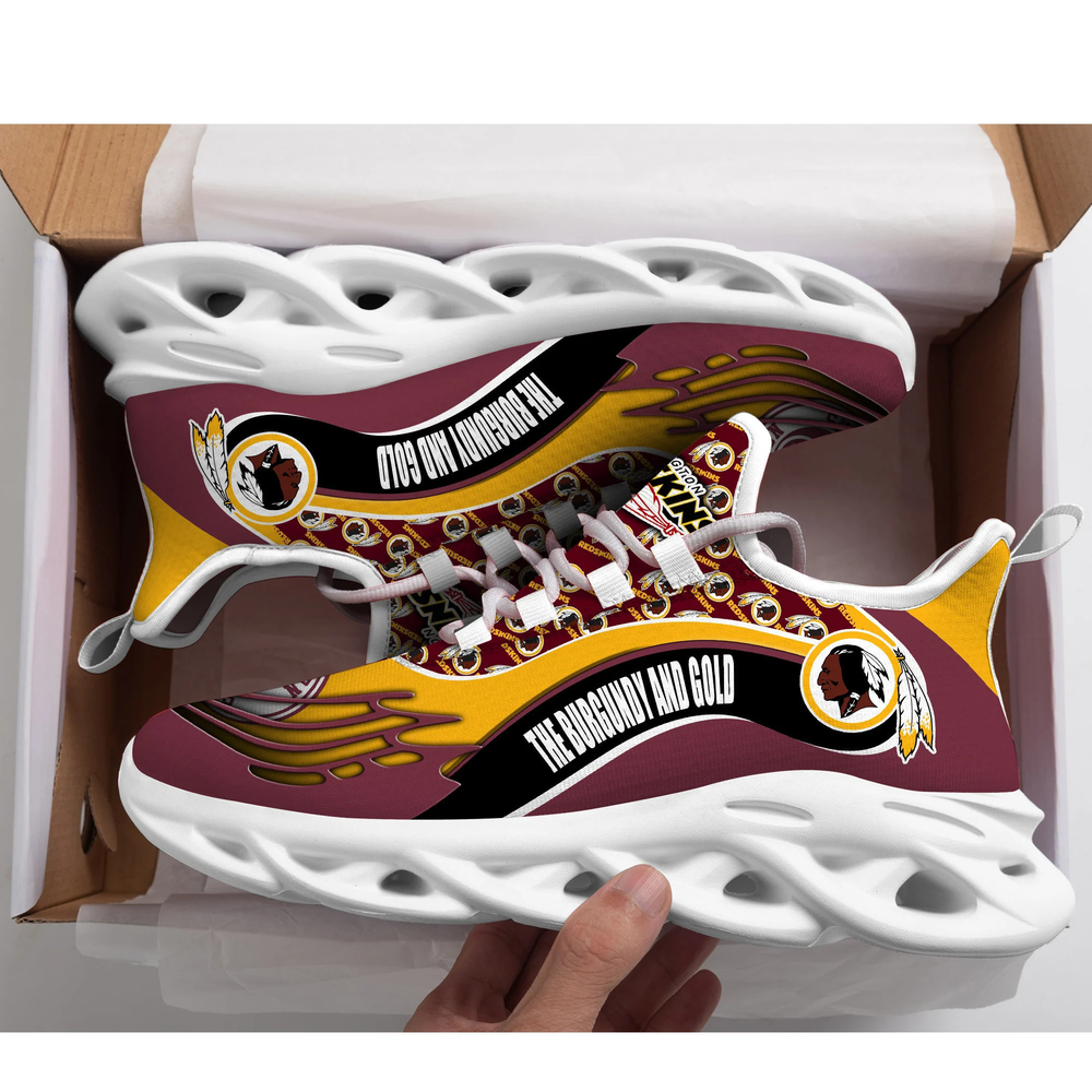 Ideafootwear Washington Redskins Max Soul Shoes Sneakers For Men And Women 4