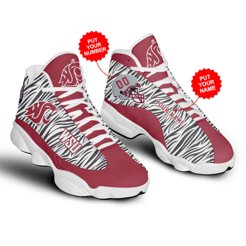 Ideafootwear Washington State Football AJ13 Sneakers Shoes For Men And Women 1