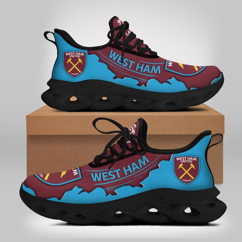Ideafootwear West Ham United FC Max Soul Shoes Sneakers For Men And Women 1