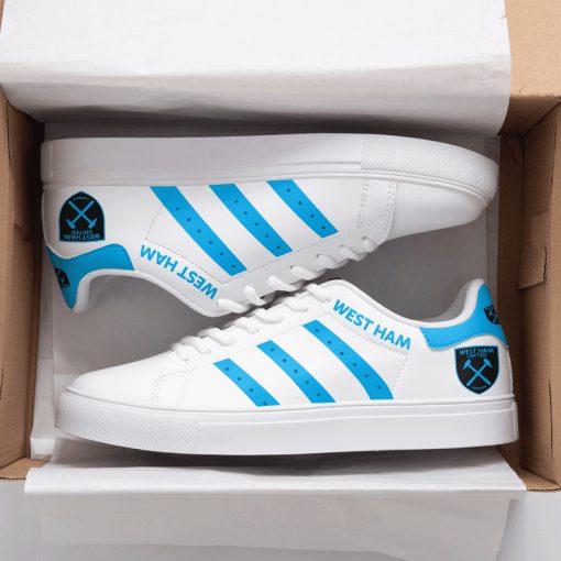 Ideafootwear West Ham United FC Skate Stan Shoes Sneakes For Men And Women 1