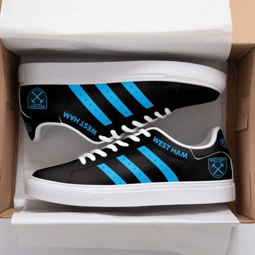 Ideafootwear West Ham United FC Skate Stan Shoes Sneakes For Men And Women 3