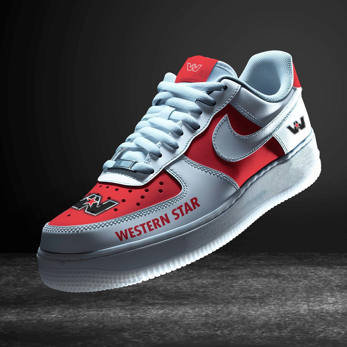 Ideafootwear Western Star Air Low-Top Sneakers Shoes For Men And Women 2