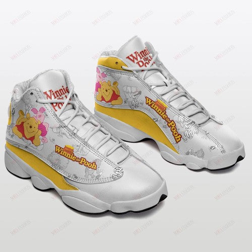 Ideafootwear Winnie the Pooh AJ13 Sneakers Shoes For Men And Women 1