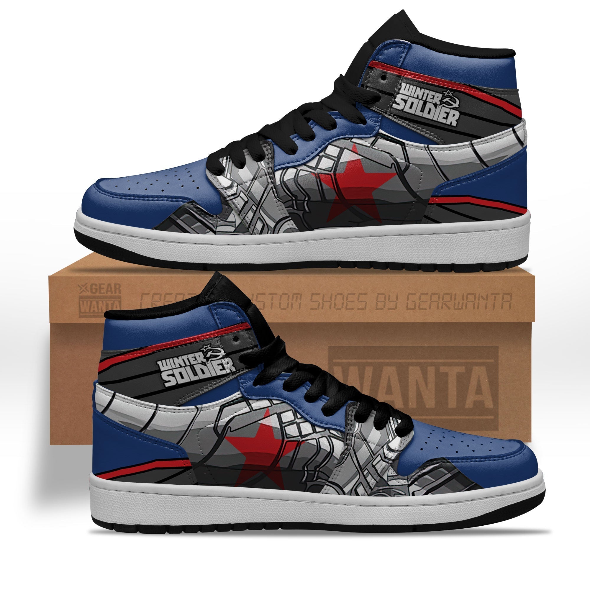 Ideafootwear Winter Soldier AJ1 High Sneakers Shoes For Men And Women 1
