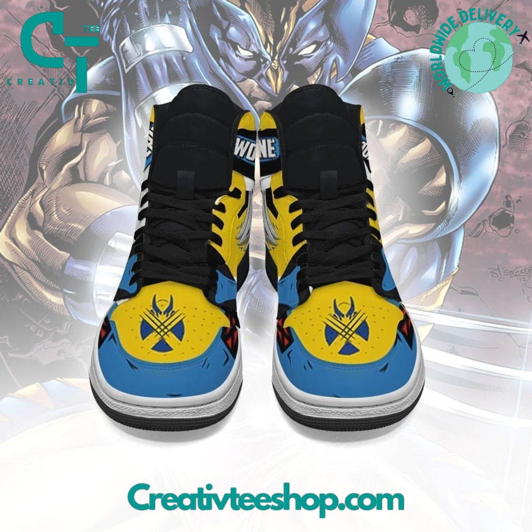 Ideafootwear Wolverine AJ1 High Sneakers Shoes For Men And Women 2