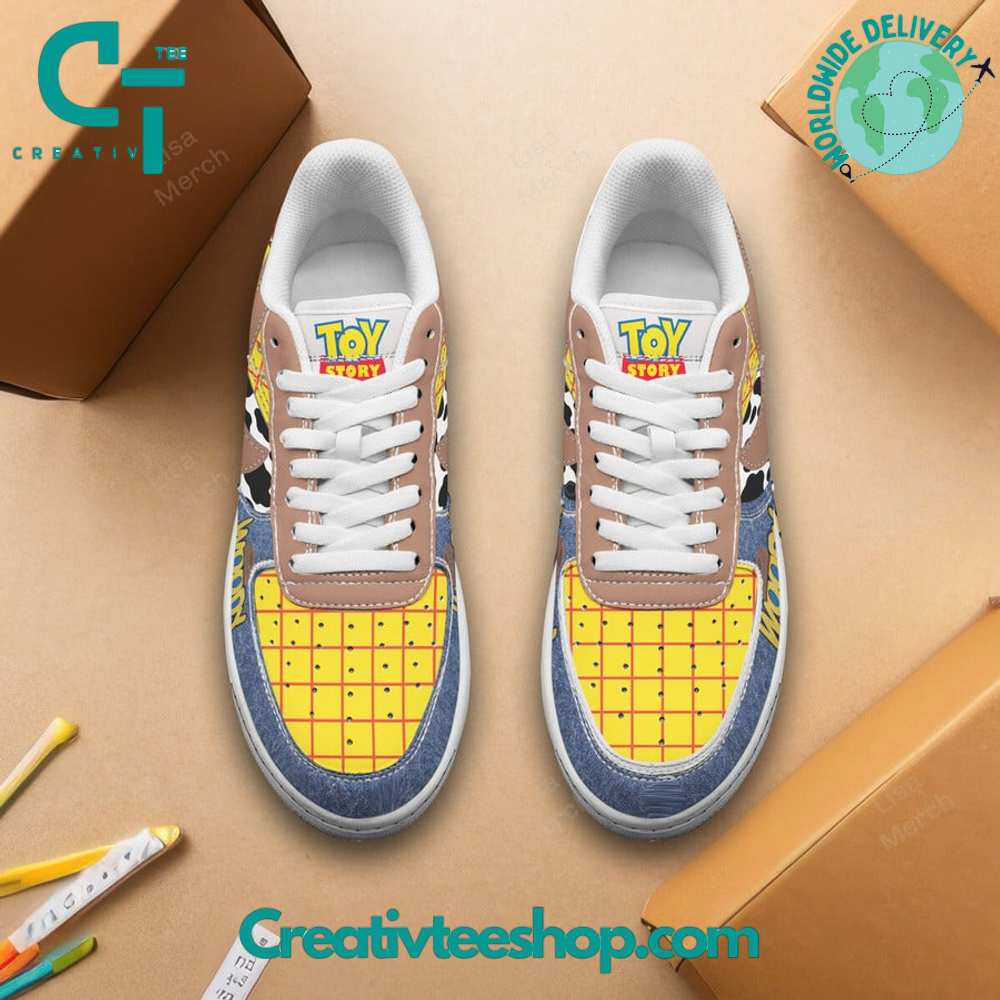 Ideafootwear Woody Toy Story Air Low-Top Sneakers Shoes For Men And Women 1