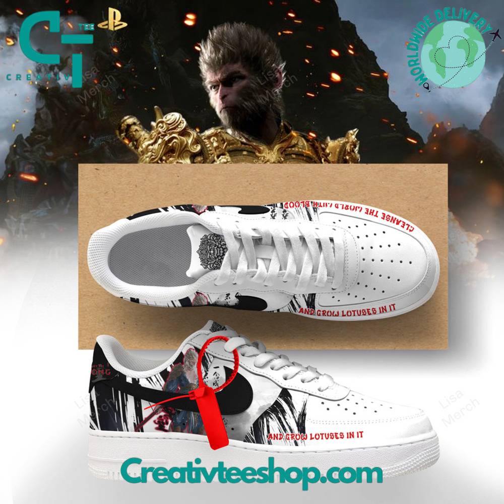 Ideafootwear Wukong Black Myth Air Low-Top Sneakers Shoes For Men And Women 1