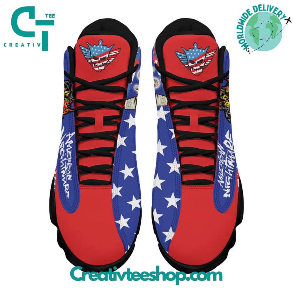 Ideafootwear WWE Cody Rhodes AJ13 Sneakers Shoes For Men And Women 1