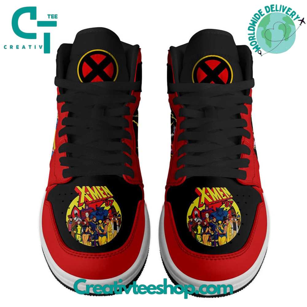 Ideafootwear X-Men 97 Xavier Institute AJ1 High Sneakers Shoes For Men And Women 1