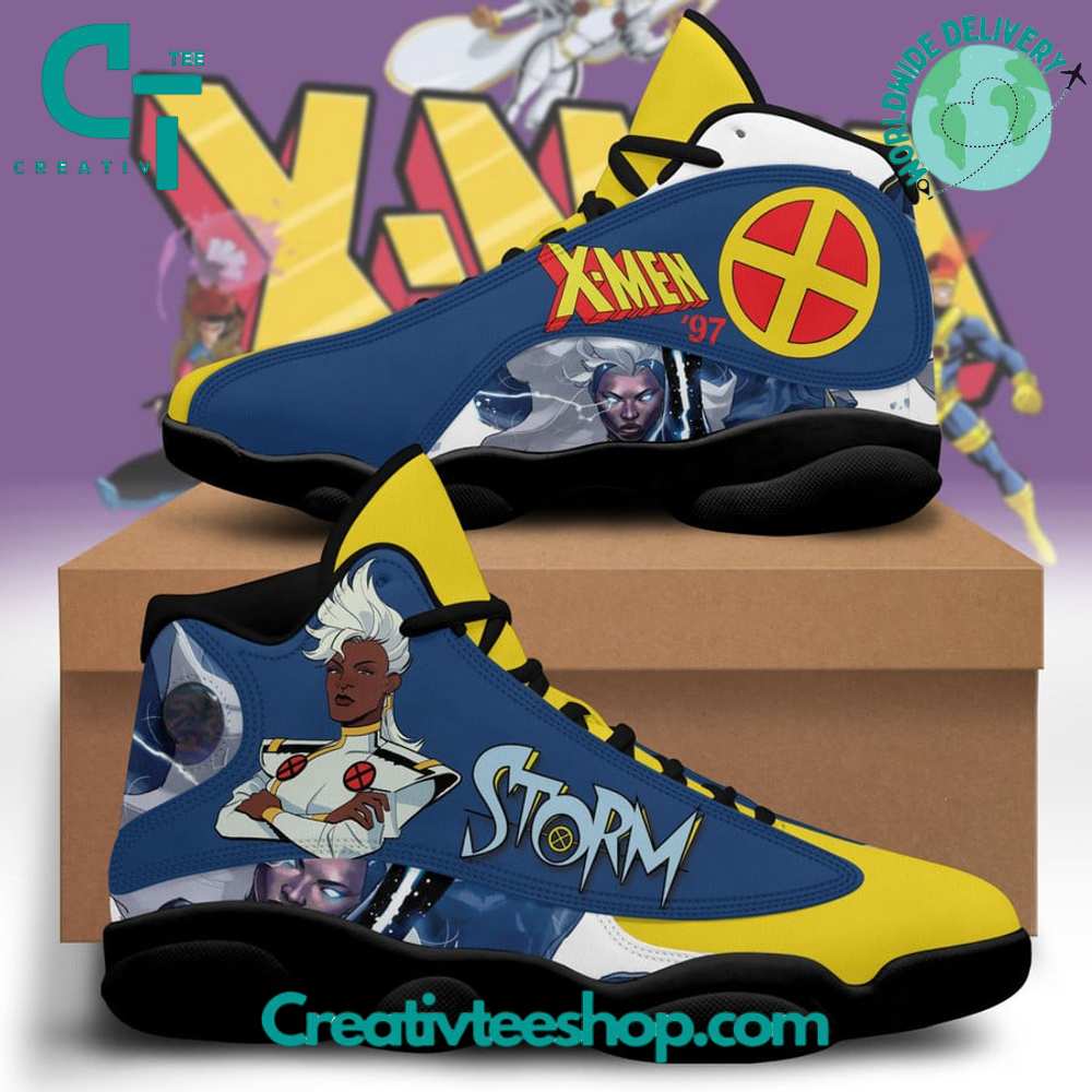 Ideafootwear X-Men Storm AJ13 Sneakers Shoes For Men And Women 1