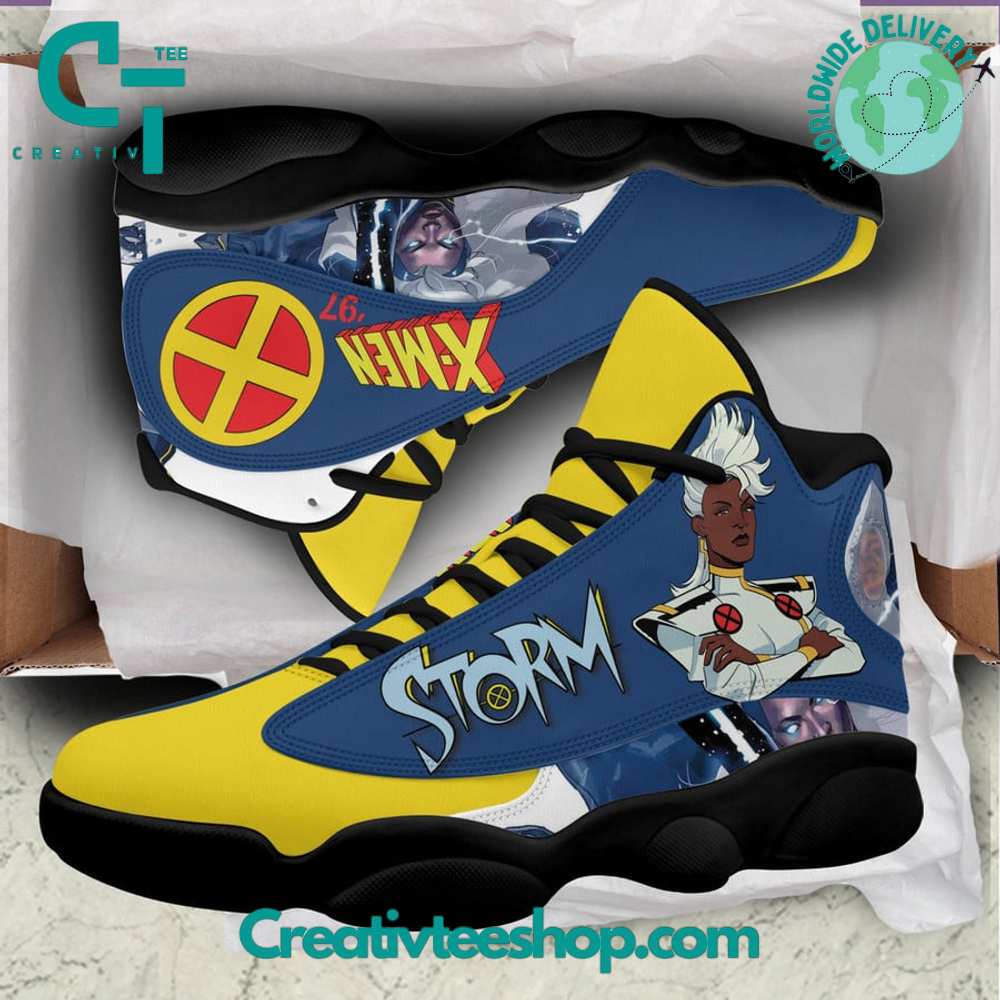 Ideafootwear X-Men Storm AJ13 Sneakers Shoes For Men And Women 1