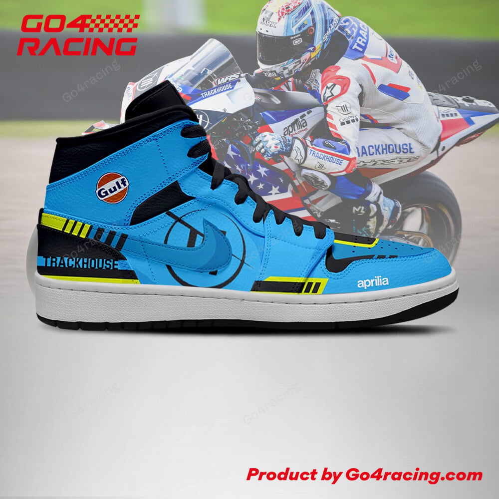 Ideafootwear Yamaha Factory Racing AJ1 High Sneakers Shoes For Men And Women 2