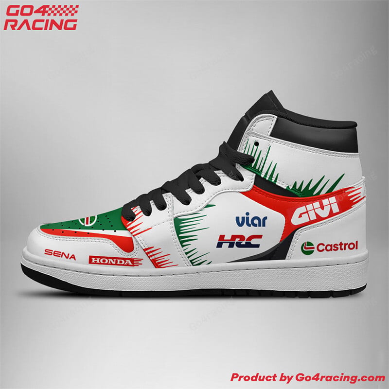 Ideafootwear Yamaha Factory Racing AJ1 High Sneakers Shoes For Men And Women 1