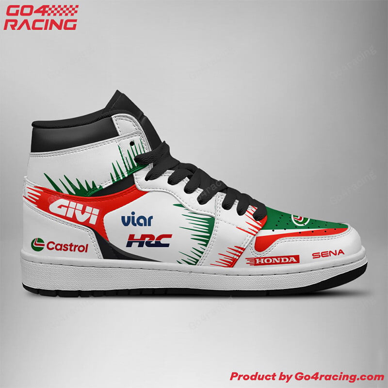 Ideafootwear Yamaha Factory Racing AJ1 High Sneakers Shoes For Men And Women 1