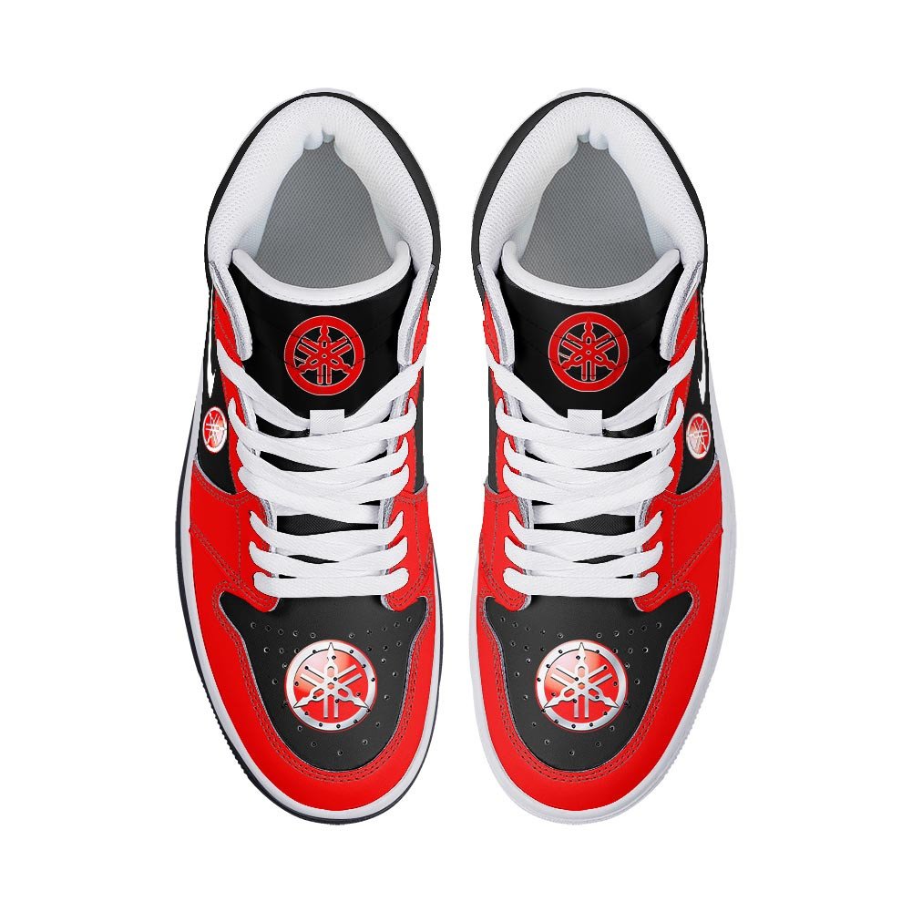 Ideafootwear Yamaha Motors AJ1 High Sneakers Shoes For Men And Women 1
