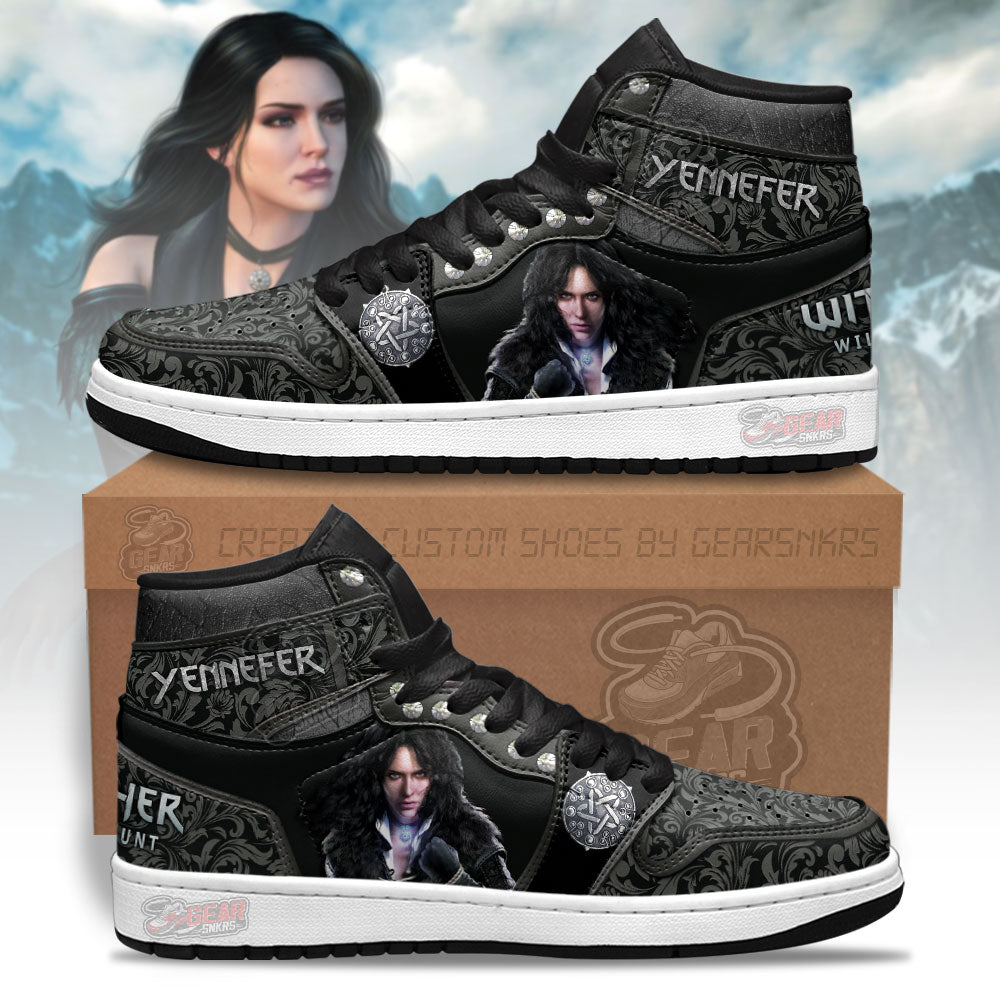Ideafootwear Yennefer The Witcher AJ1 High Sneakers Shoes For Men And Women 1