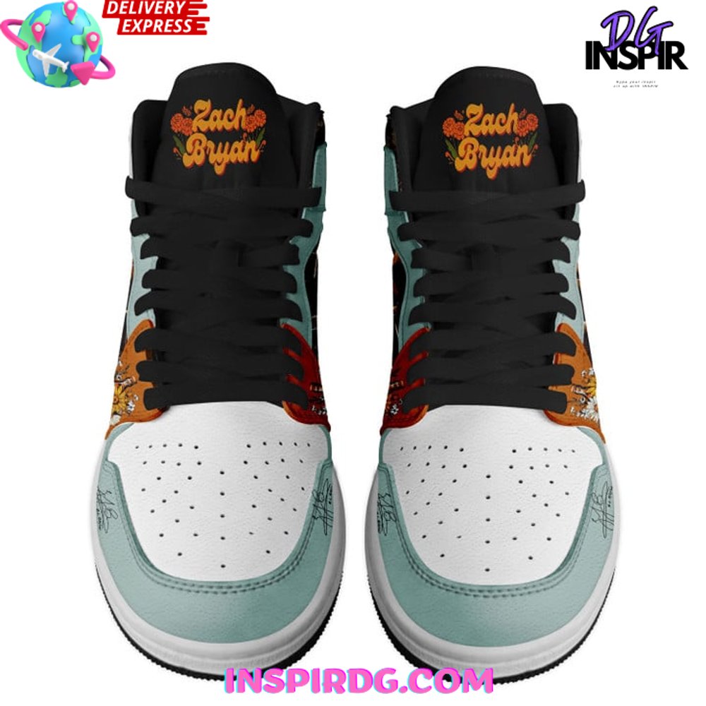 Ideafootwear Zach Bryan AJ1 High Sneakers Shoes For Men And Women 3