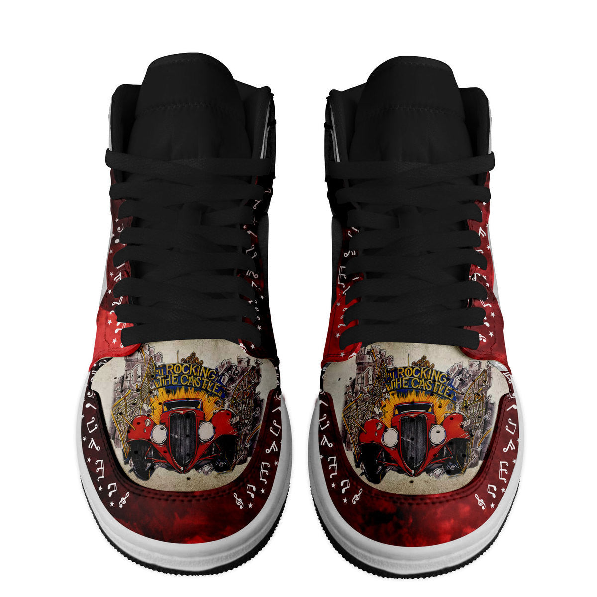 Ideafootwear ZZ Top AJ1 High Sneakers Shoes For Men And Women 1