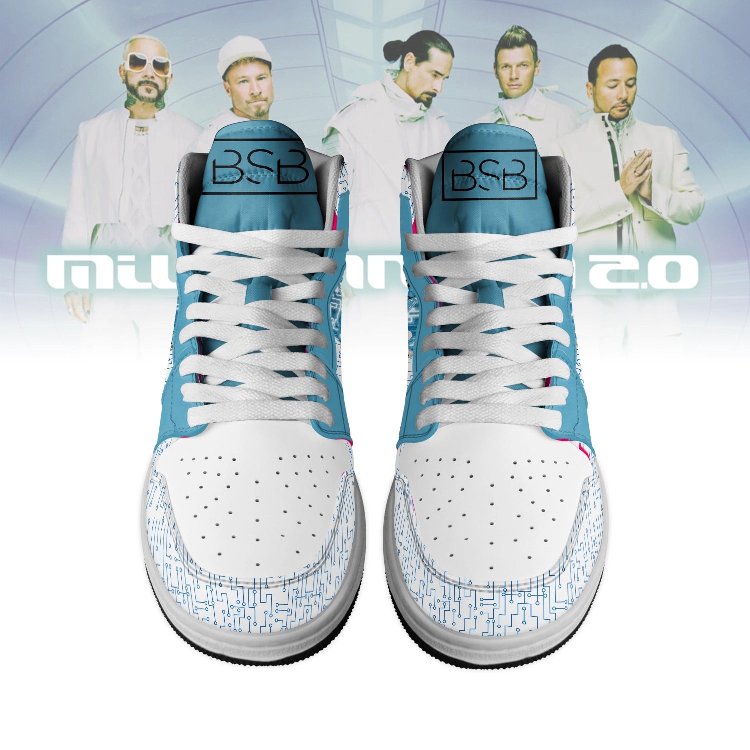 Ideafootwear Backstreet Boys AJ1 High Sneakers Shoes For Men And Women 1