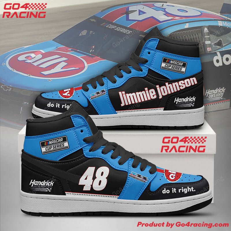 Ideafootwearh Chase Elliott - Hendrick Motorsports AJ1 High Sneakers Shoes For Men And Women 1