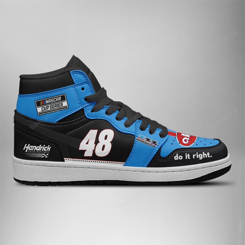 Ideafootwearh Chase Elliott - Hendrick Motorsports AJ1 High Sneakers Shoes For Men And Women 1