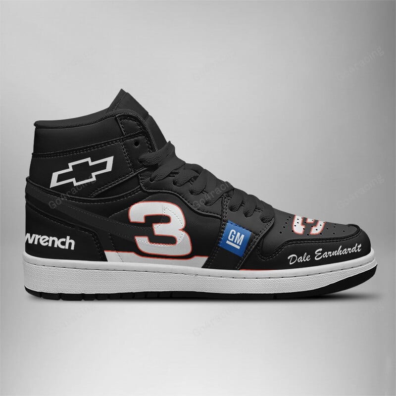 Ideafootwearh Dale Earnhardt - Nascar AJ1 High Sneakers Shoes For Men And Women 1
