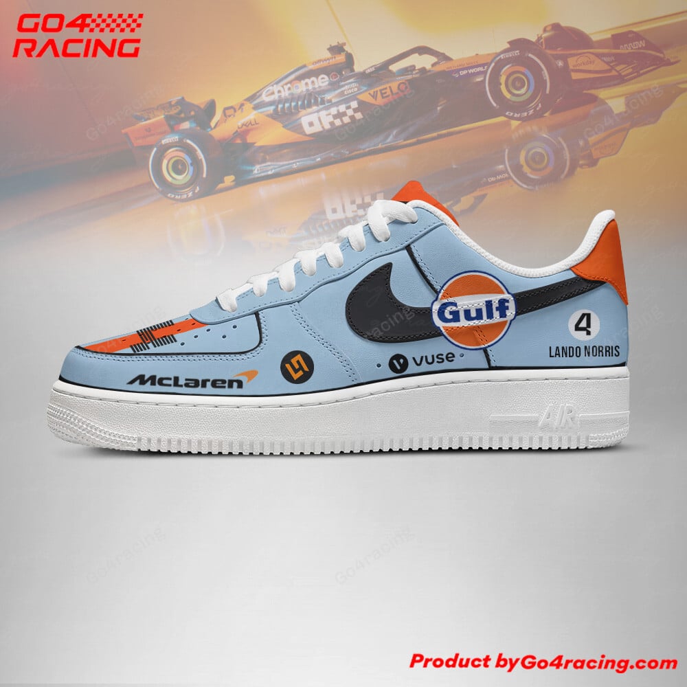 Ideafootwear Lando Norris - Mclaren Formula Air Low-Top Sneakers Shoes For Men And Women 1