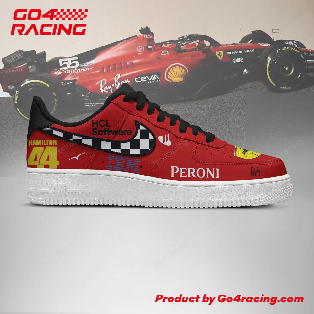 Ideafootwear Scuderia Ferrari Air Low-Top Sneakers Shoes For Men And Women 4