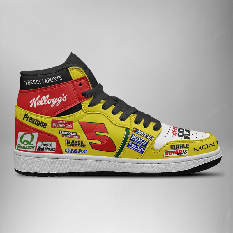 Ideafootwearh Terry Labonte - Hendrick Motorsports AJ1 High Sneakers Shoes For Men And Women 1
