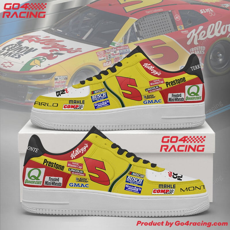 Ideafootwear Terry Labonte Hendrick Motorsports Air Low-Top Sneakers Shoes For Men And Women 2