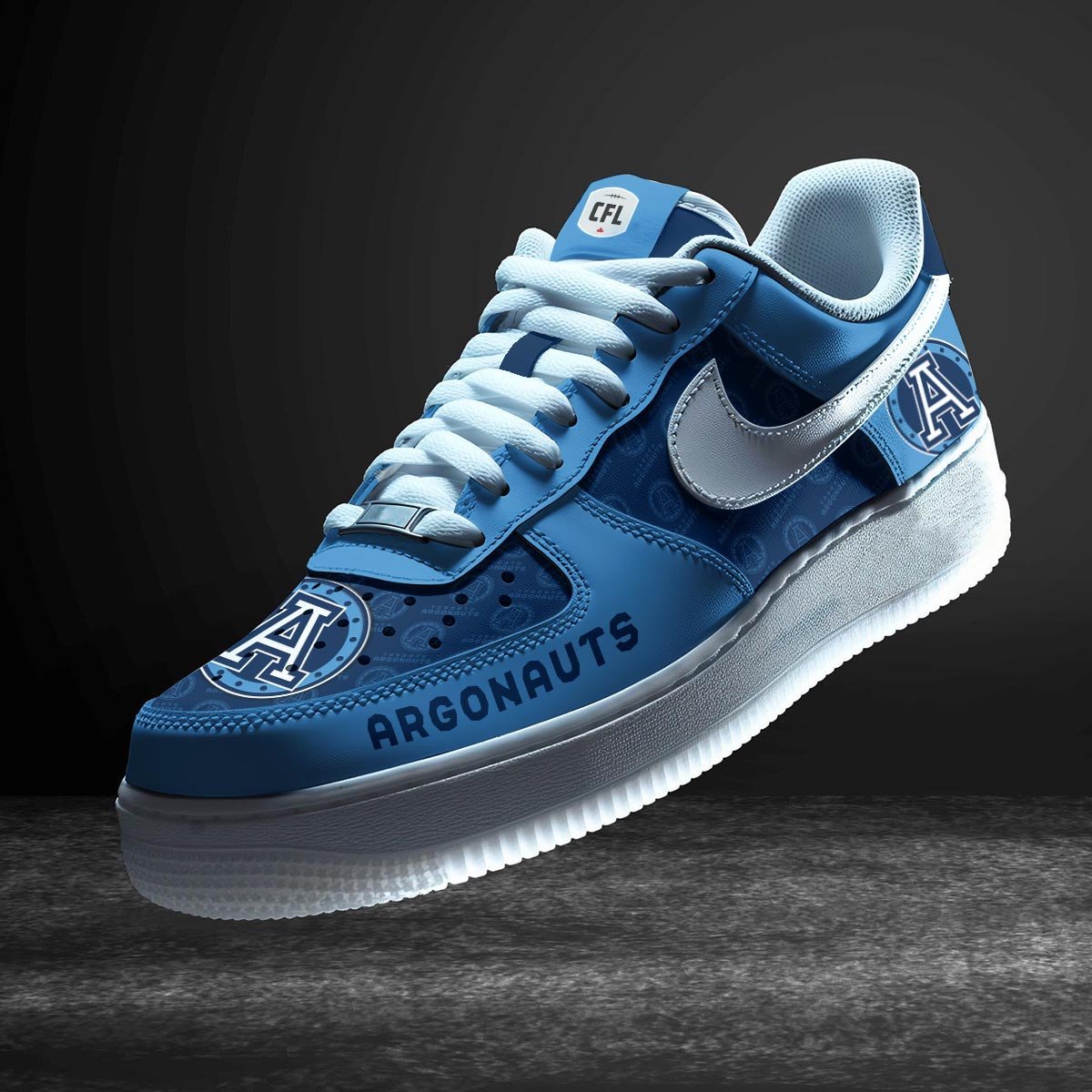 Ideafootwear Toronto Argonauts Air Low-Top Sneakers Shoes For Men And Women 2