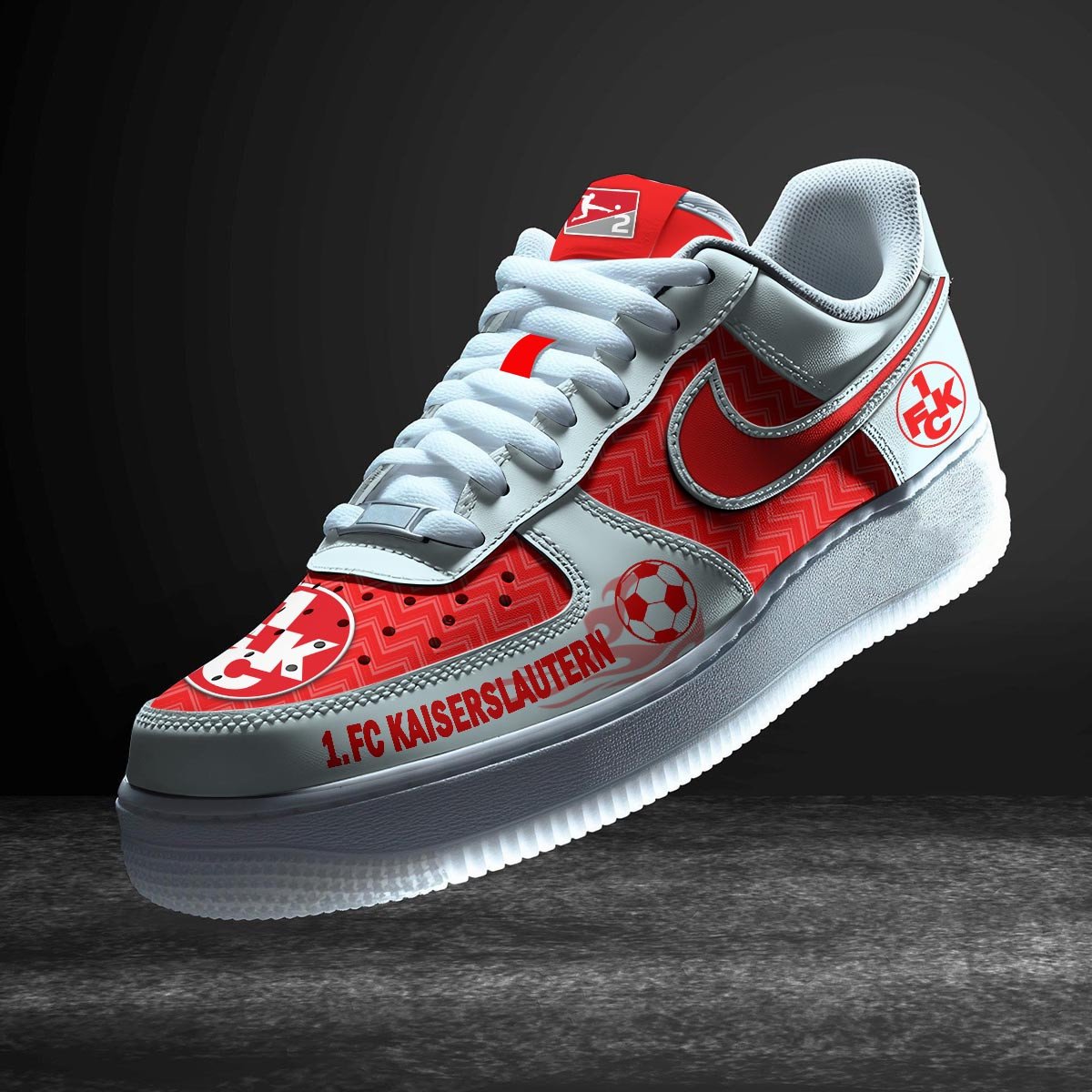 Ideafootwear 1. FC Kaiserslautern Air Low-Top Sneakers Shoes For Men And Women 1