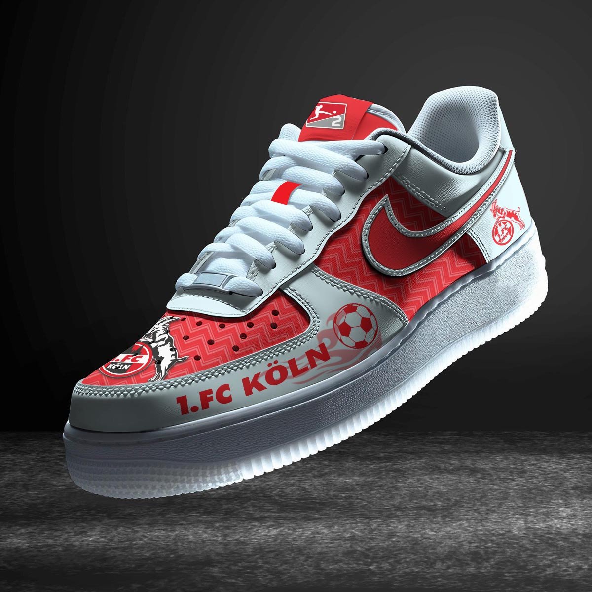 Ideafootwear 1. FC Koln Air Low-Top Sneakers Shoes For Men And Women 1