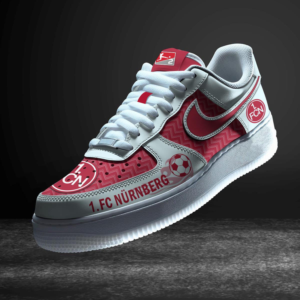 Ideafootwear 1. FC Nurnberg Air Low-Top Sneakers Shoes For Men And Women 1