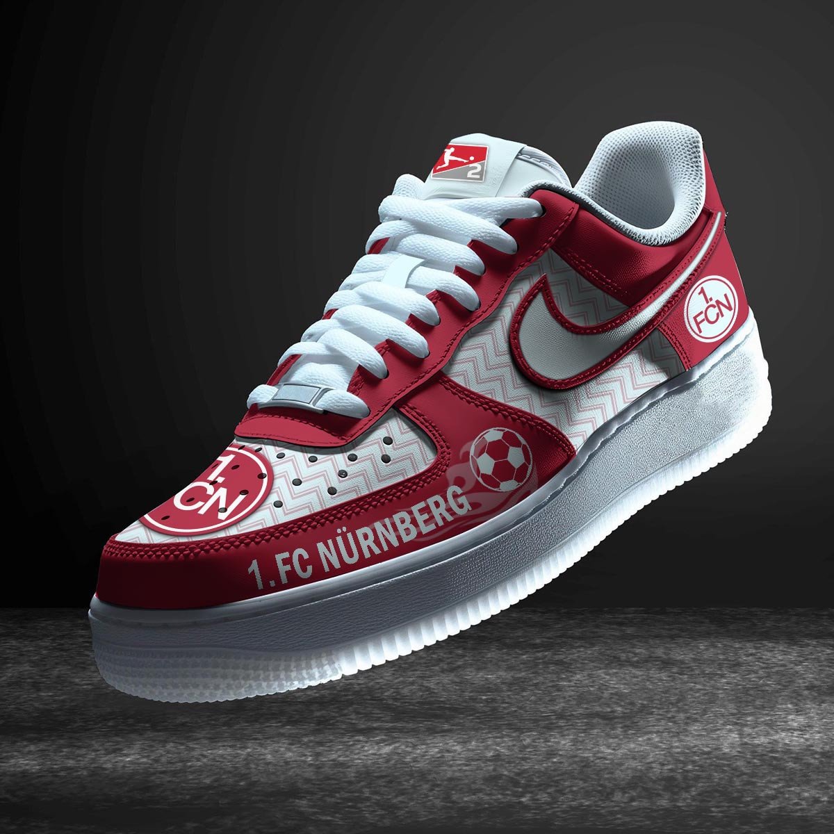 Ideafootwear 1. FC Nurnberg Air Low-Top Sneakers Shoes For Men And Women 1