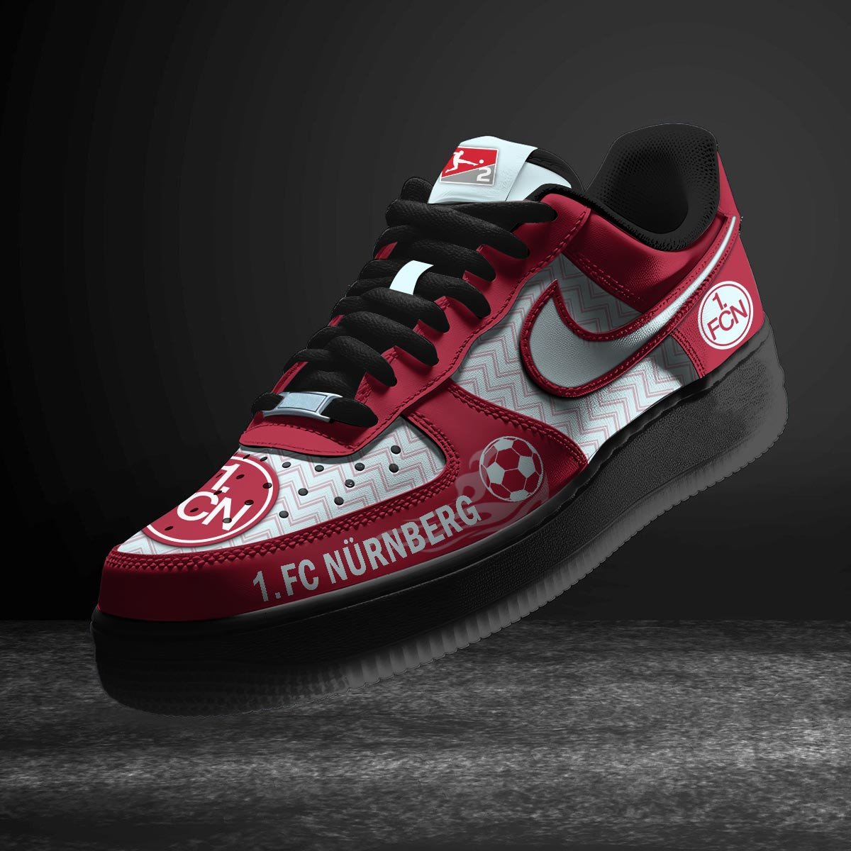 Ideafootwear 1. FC Nurnberg Air Low-Top Sneakers Shoes For Men And Women 1