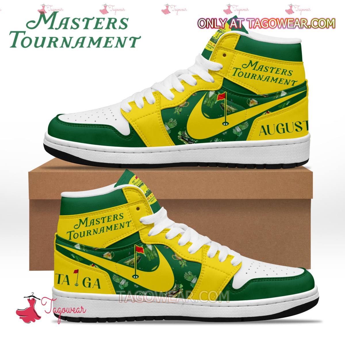 Ideafootwear 88th Tournament Augusta AJ1 High Sneakers Shoes For Men And Women