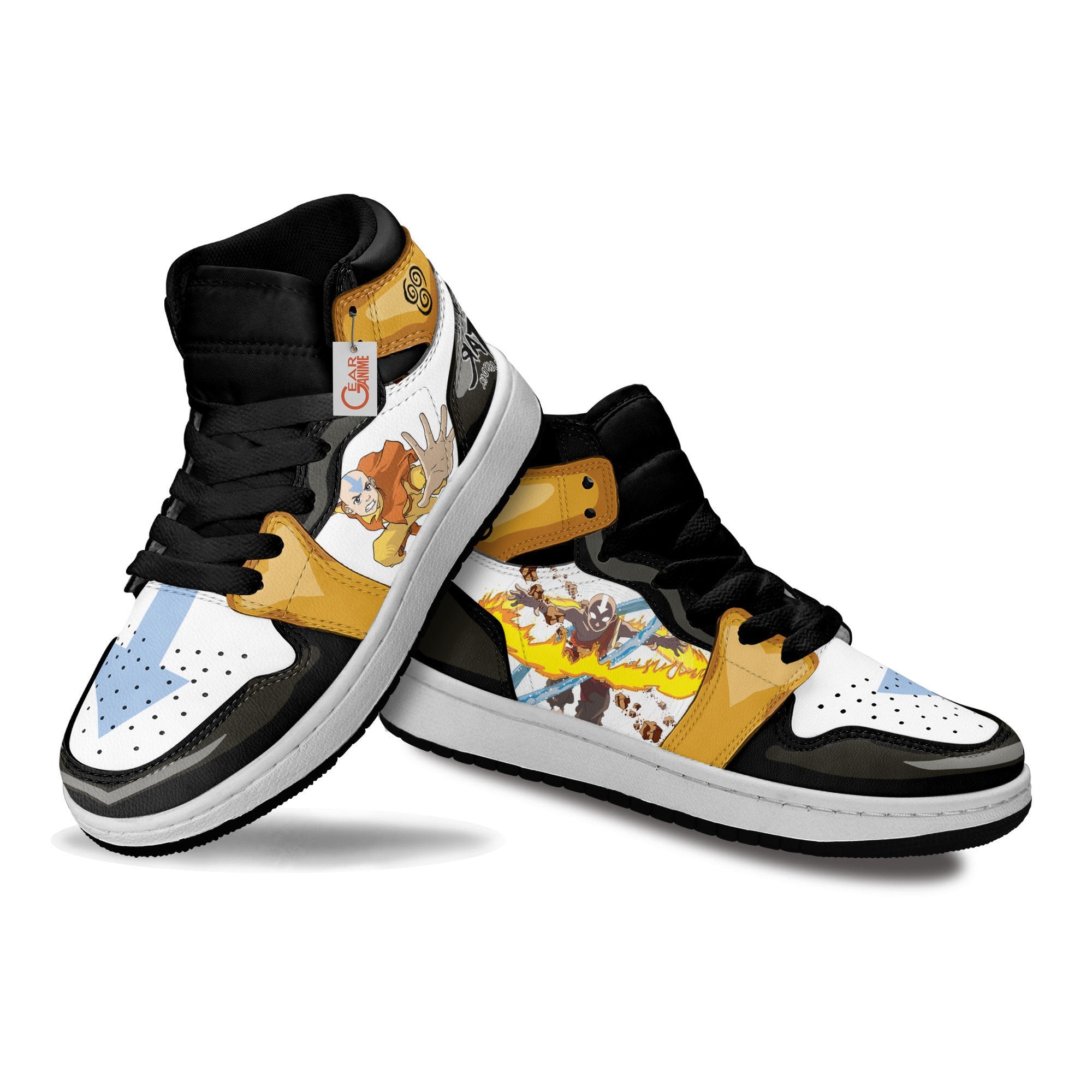 Ideafootwear Aang AJ1 High Sneakers Shoes For Men And Women