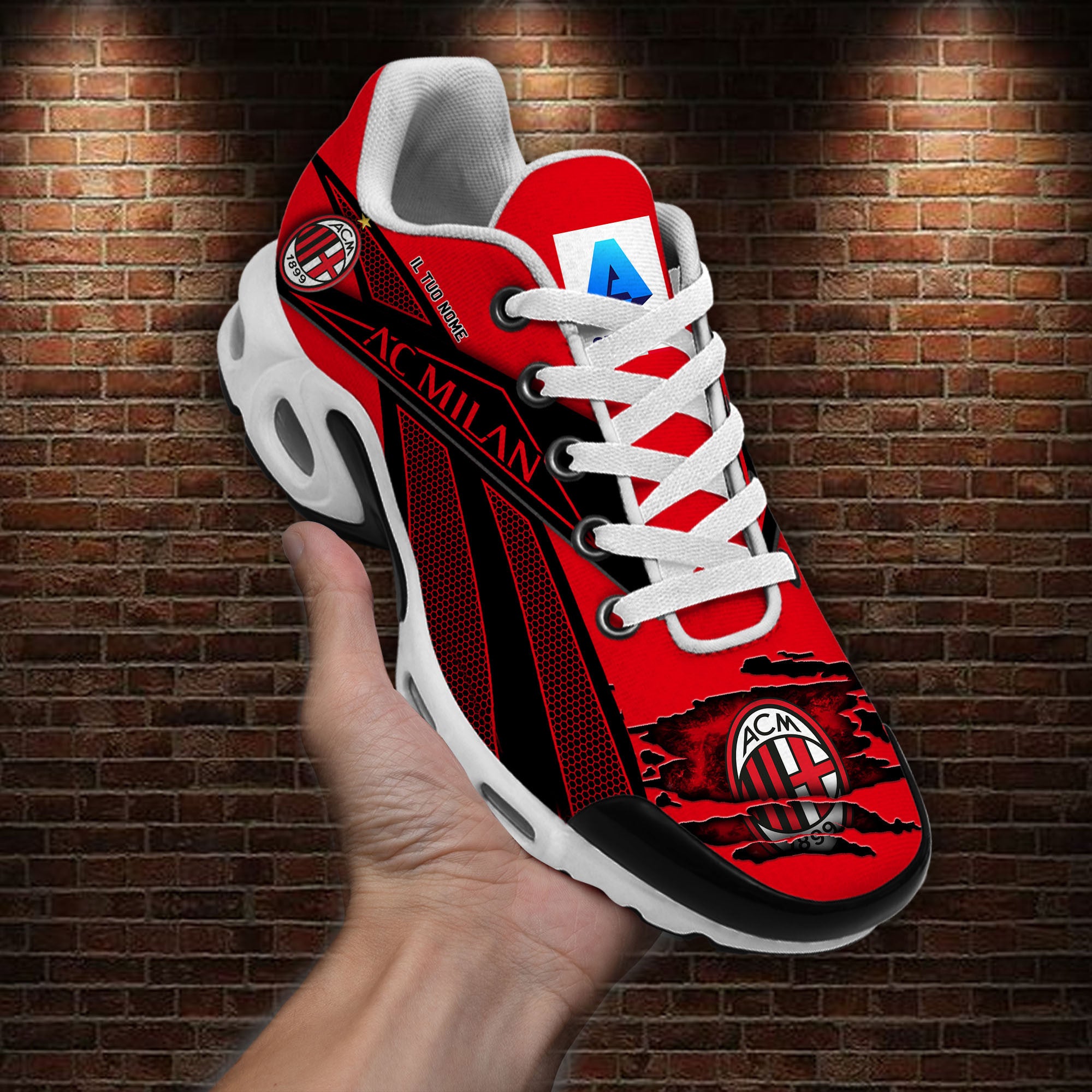 Ideafootwear AC Milan TN Shoes Sneakers For Men And Women