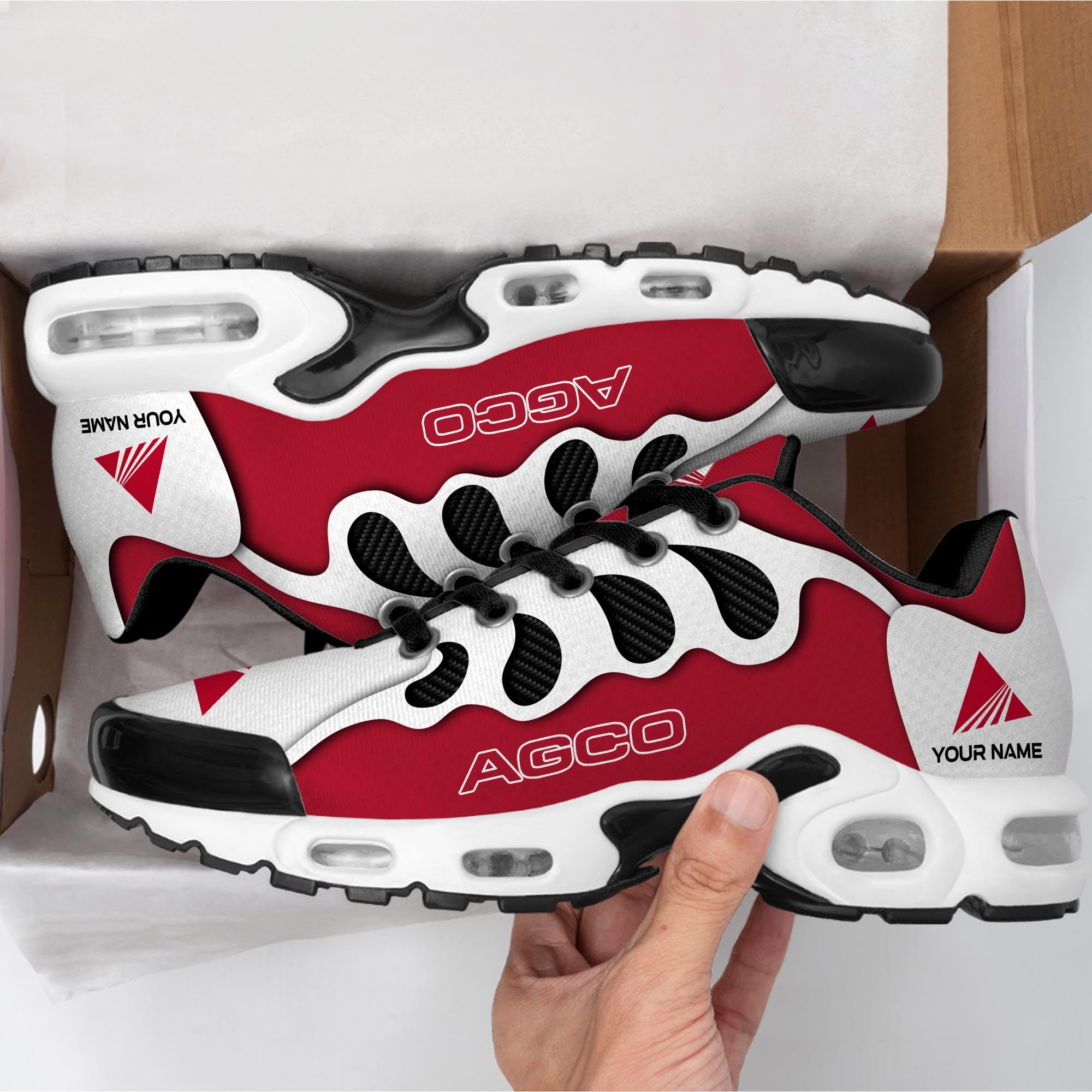 Ideafootwear AGCO Allis TN Shoes Sneakers For Men And Women