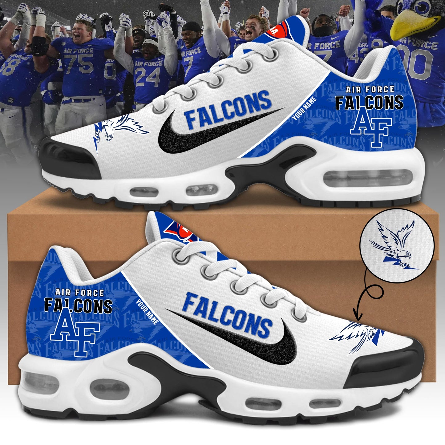 Ideafootwear Air Force Falcons TN Shoes Sneakers For Men And Women
