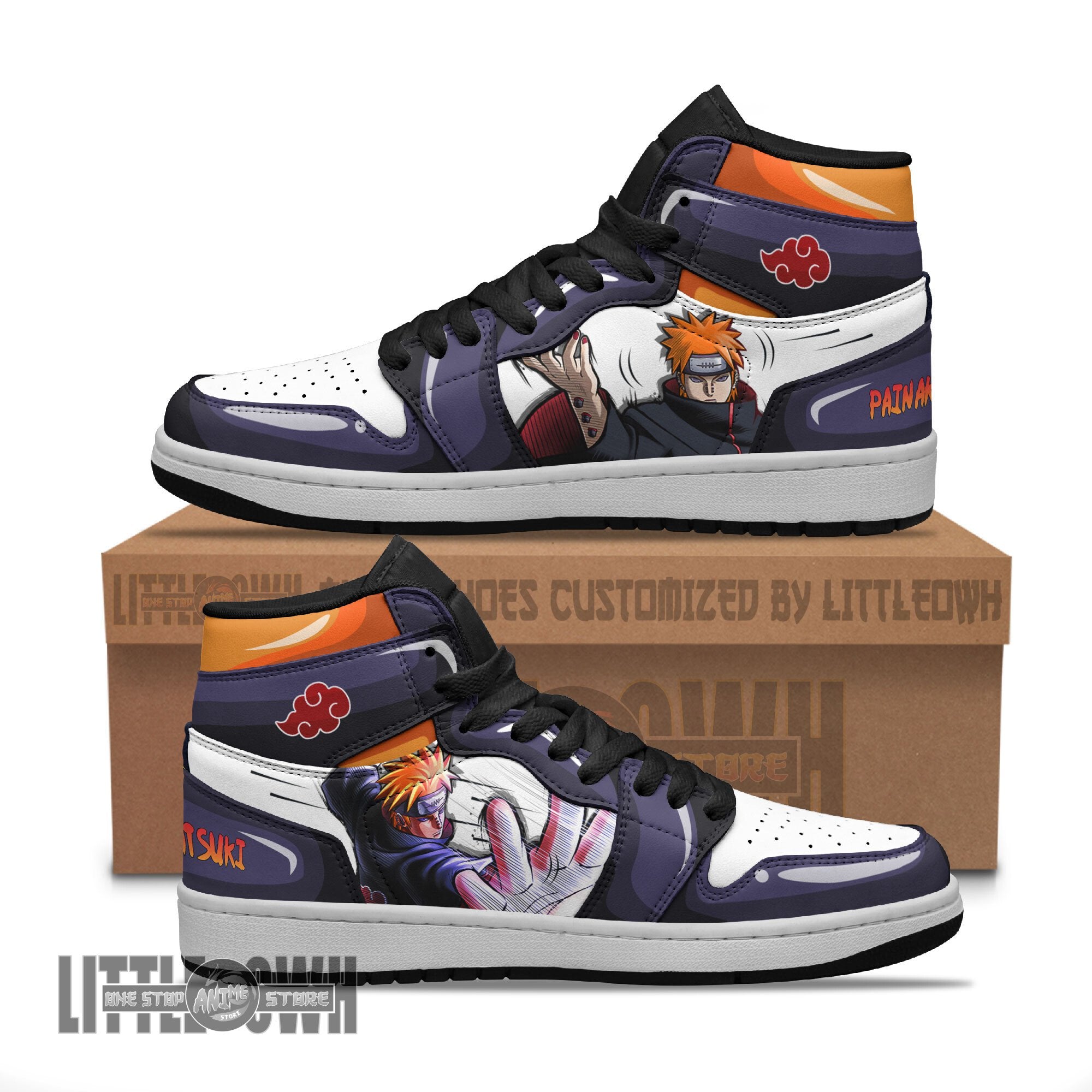 Ideafootwear Akatsuki AJ1 High Sneakers Shoes For Men And Women