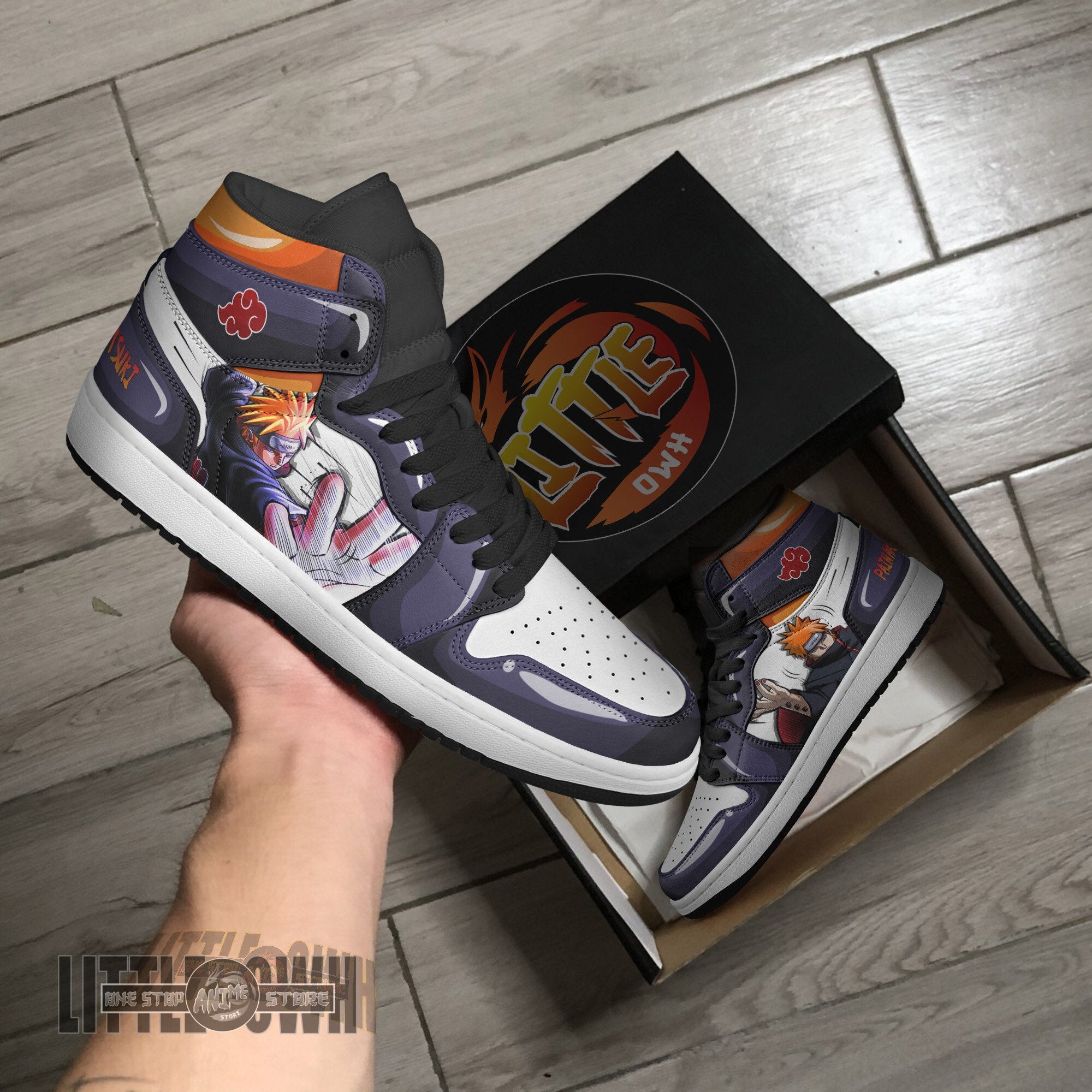 Ideafootwear Akatsuki AJ1 High Sneakers Shoes For Men And Women