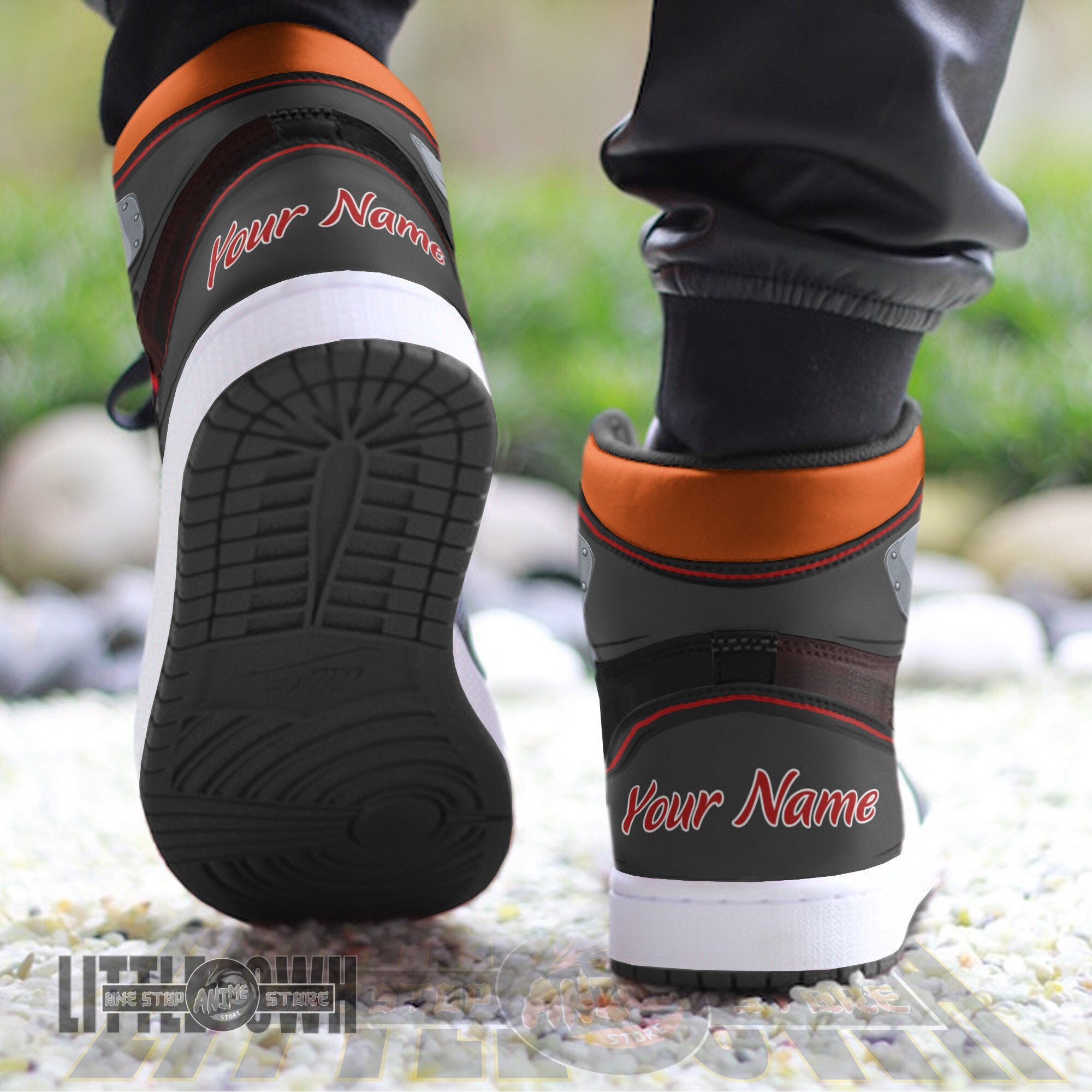 Ideafootwear Akatsuki Pain AJ1 High Sneakers Shoes For Men And Women