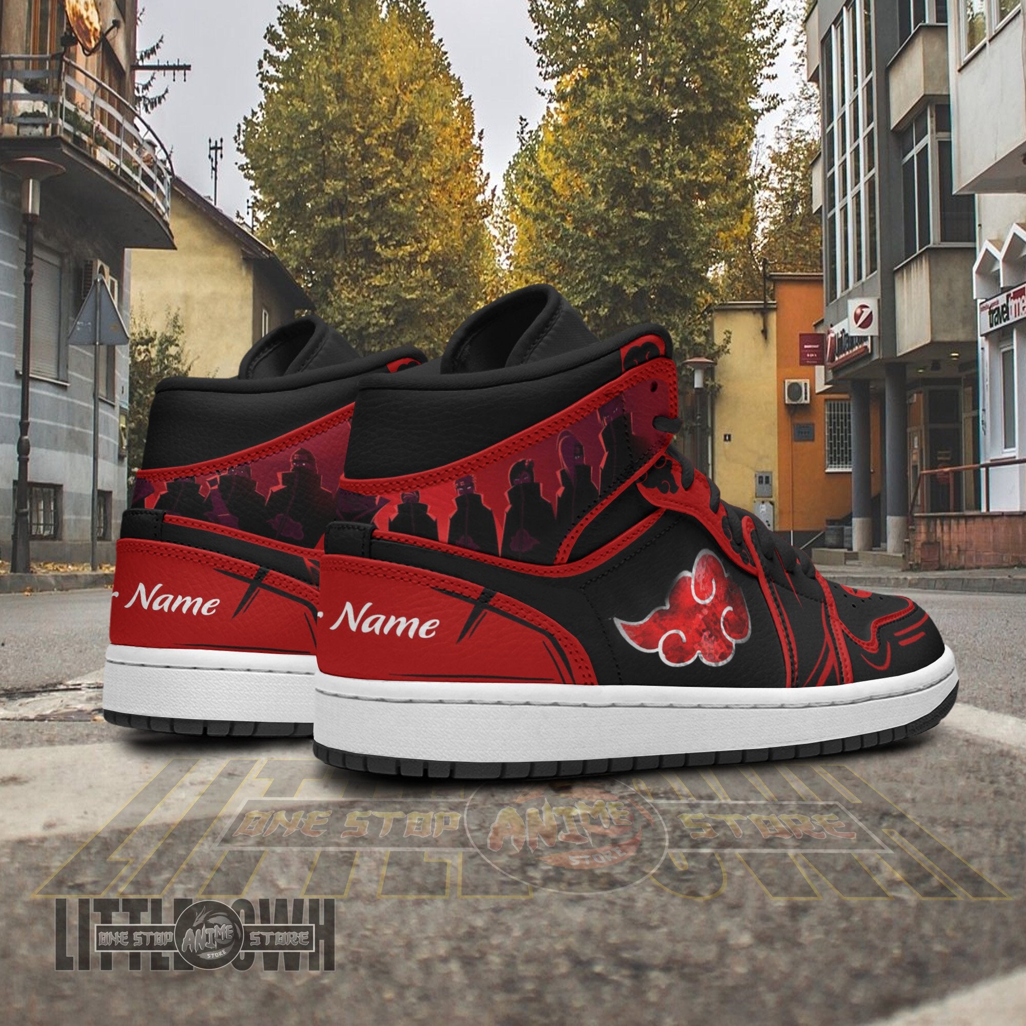 Ideafootwear Akatsuki Shin AJ1 High Sneakers Shoes For Men And Women