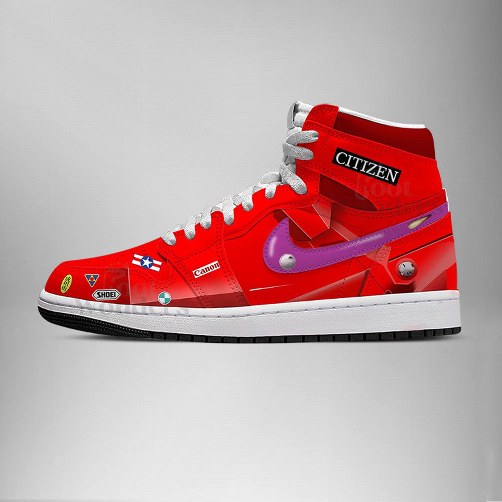 Ideafootwear Akira-Bike AJ1 High Sneakers Shoes For Men And Women