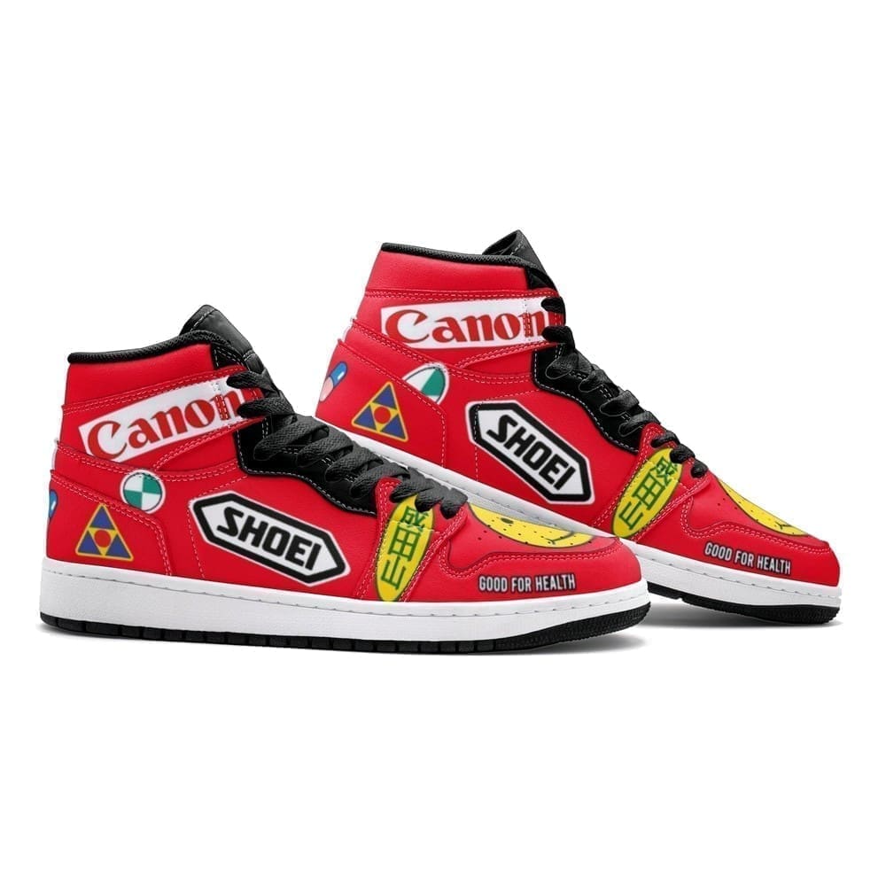 Ideafootwear Akira Kaneda Full Decals Akira AJ1 High Sneakers Shoes For Men And Women